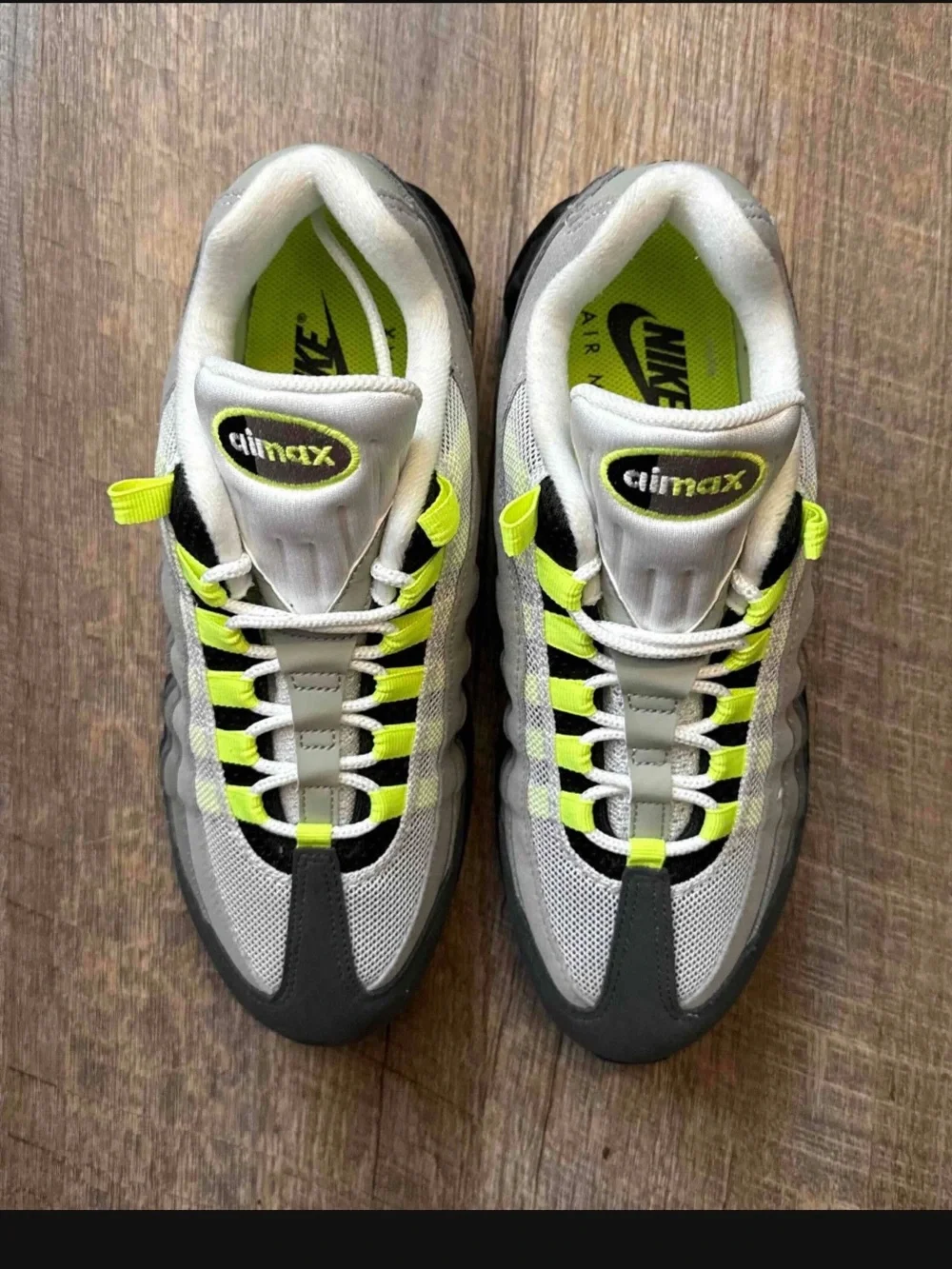 Nike Air Max 95 OG Big Bubble Neon 2025 Grey Men’s Size 8.5 Sneakers HM4740-001.